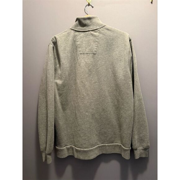 Arrow Men's XL Gray 1/4 Zip Fleece Pullover Sweatshirt Casual - Picture 6 of 9